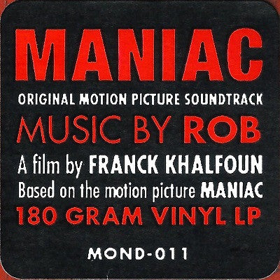 Rob : Maniac (Original Motion Picture Soundtrack) (LP, Ltd, RM)