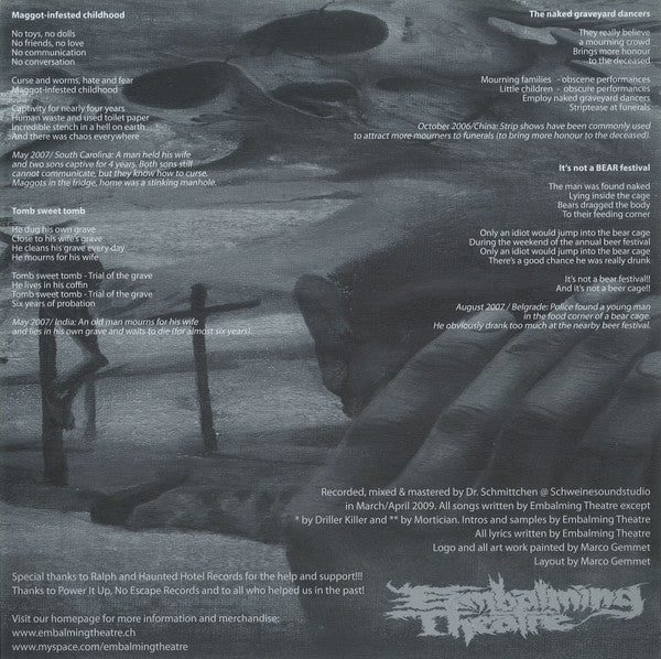 Embalming Theatre : Unamused Rancid Flesh (LP, Bro)