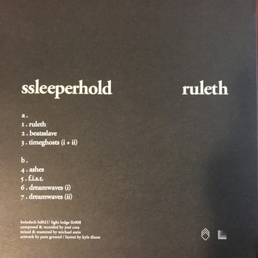 Ssleeperhold : Ruleth (LP, Album, Ltd)