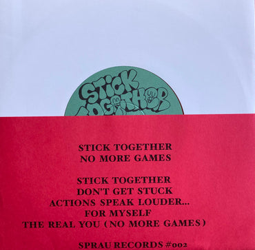 Stick Together : No More Games (7", Ltd, Cle)