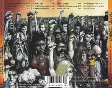 Disturbed : Ten Thousand Fists (CD, Album)