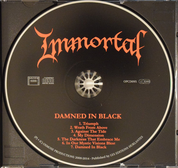 Immortal : Damned In Black (CD, Album, RE)