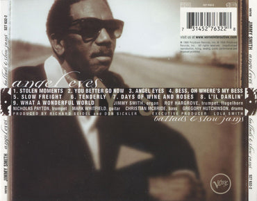 Jimmy Smith : Angel Eyes Ballads & Slow Jams (CD, Album)