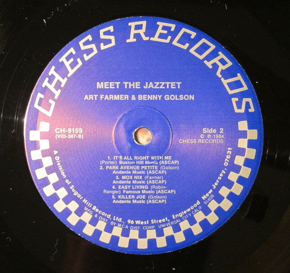 Art Farmer - Benny Golson : Meet The Jazztet (LP, Album, RE)