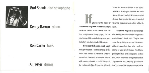 Bud Shank : This Bud's For You (CD, Album, RE)