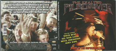 The Exalted Piledriver : Night Of The Unpolished Turd (CD, Album)