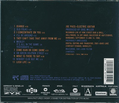 Joe Pass : What Is There To Say: Joe Pass Solo Guitar (CD, Album)