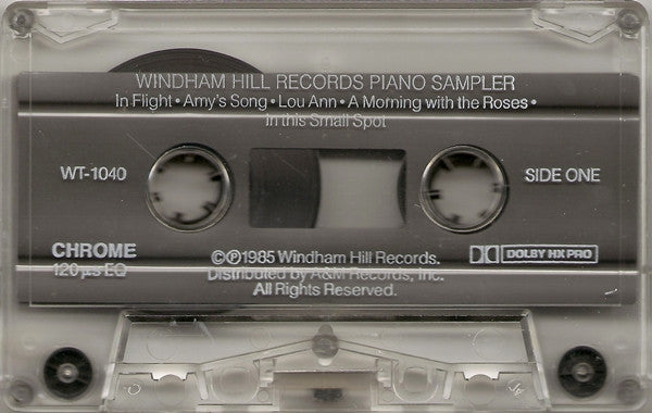 Various : Windham Hill Records Piano Sampler (Cass, Smplr, Dol)