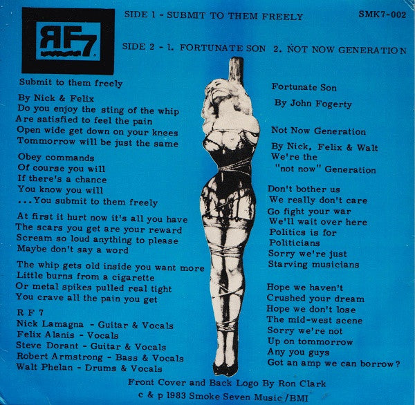 RF7 : Submit To Them Freely (7")