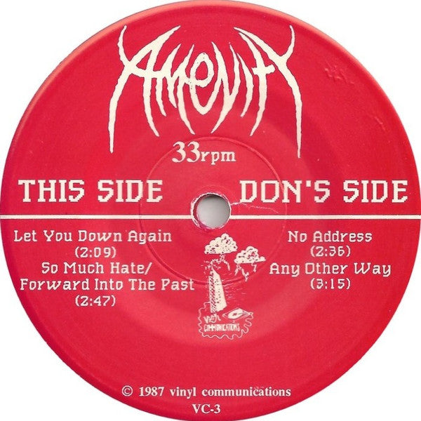 Amenity : Amenity (7", Red)