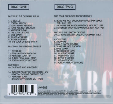 ABC : The Lexicon Of Love (2xCD, Album, Comp, Dlx, RE, RM, Dig)