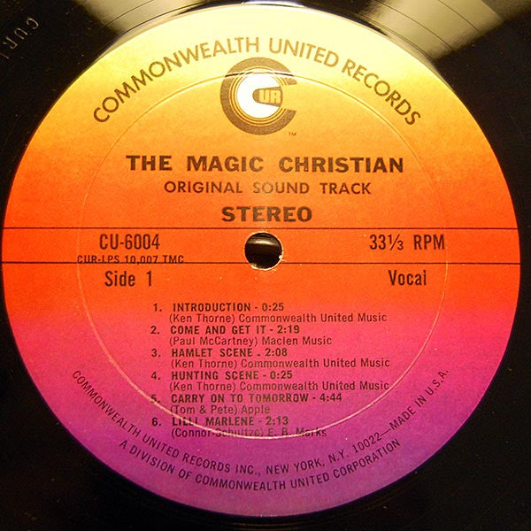 Peter Sellers & Ringo Starr : The Magic Christian (Original Sound Track) (LP, Mon)