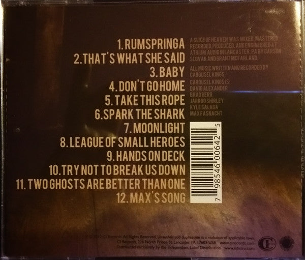 Carousel Kings : A Slice Of Heaven (CD, Album)