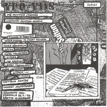 Ypö-Viis : Me Myytiin Itsemme (7", Single, RE)