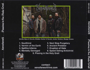Xenofanes : Pissing In The Holy Grail (CD, Album)