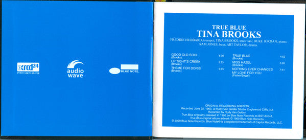 Tina Brooks : True Blue (XRCD, Album, RE)