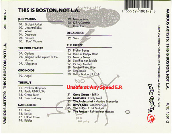 Various : This Is Boston, Not L.A. (CD, Comp, RE, RM)