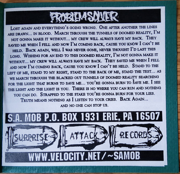 Problem Solver Revolver : Winner Takes All (CD, EP, Car)