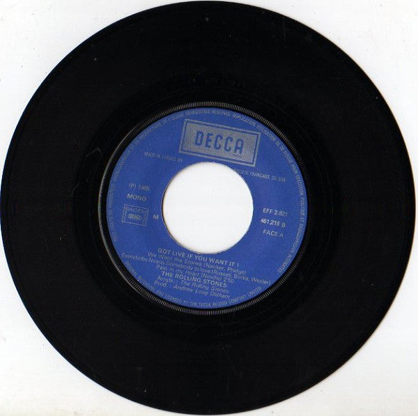 The Rolling Stones : Got Live If You Want It! (7", EP, Mono, RE)