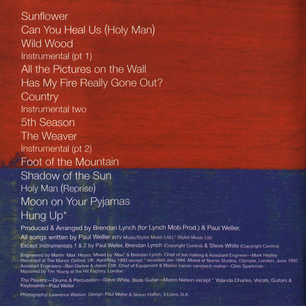 Paul Weller : Wild Wood (CD, Album, RE)