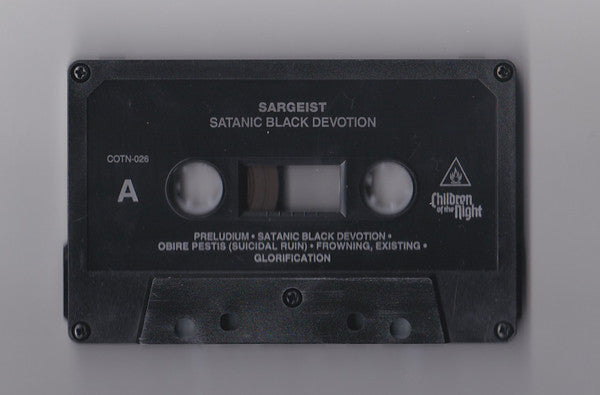 Sargeist : Satanic Black Devotion (Cass, Album, Ltd, RE)