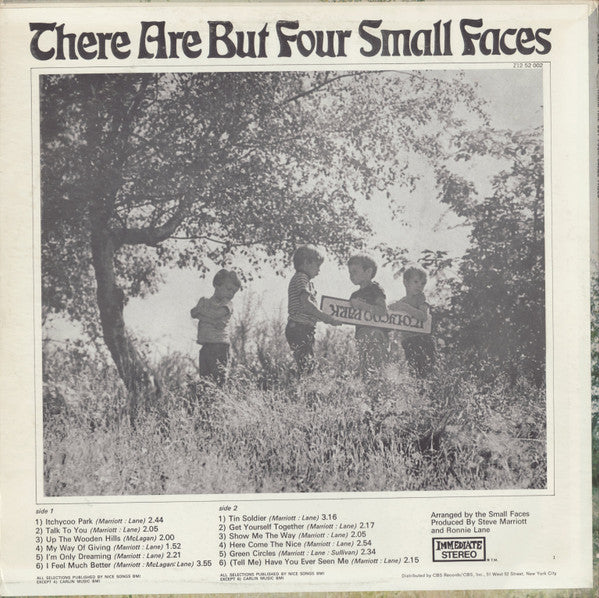 Small Faces : There Are But Four Small Faces (LP, Album, Pit)