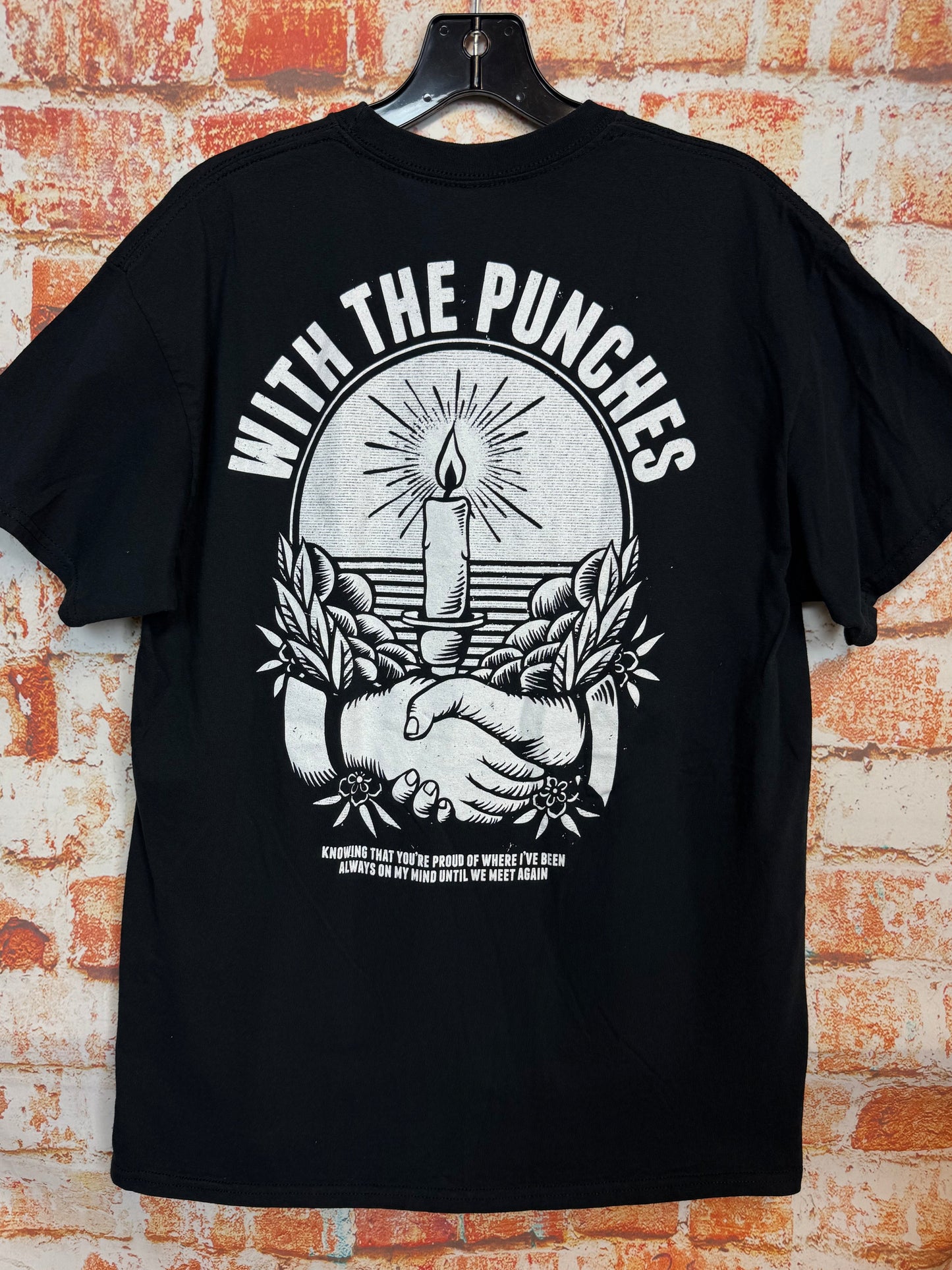 With The Punches, used band shirt (L)