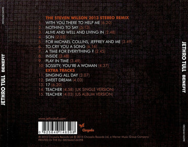 Jethro Tull : Benefit (The Steven Wilson 2013 Stereo Remix) (CD, Album, RE, Rem)