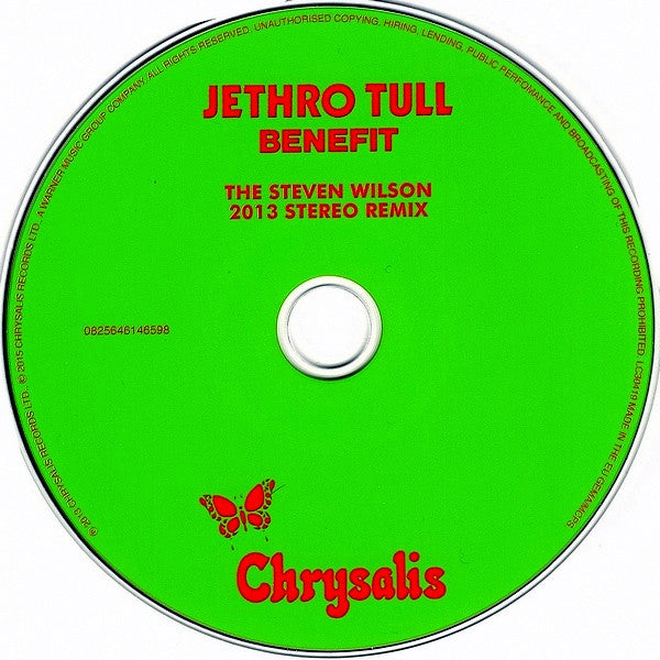 Jethro Tull : Benefit (The Steven Wilson 2013 Stereo Remix) (CD, Album, RE, Rem)