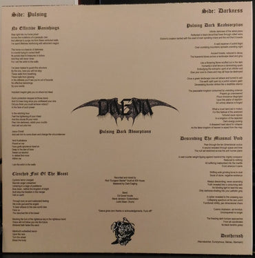 Daeva (2) : Pulsing Dark Absorptions (12", MiniAlbum)