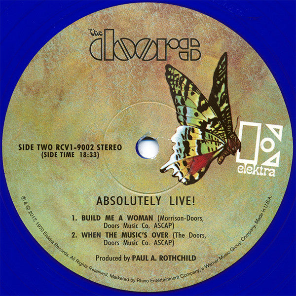 The Doors : Absolutely Live (2xLP, Album, RSD, Ltd, Num, RE, RM, Mid)