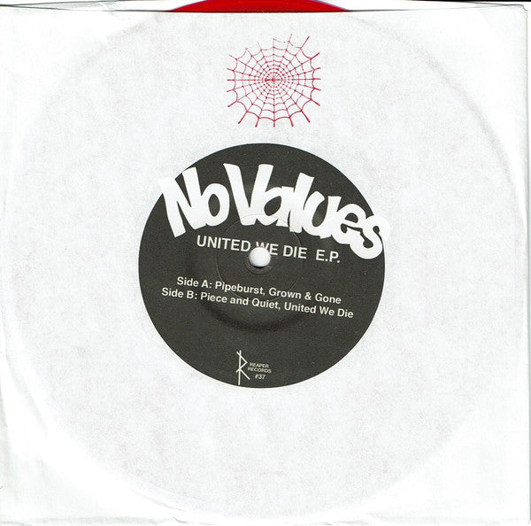 No Values : United We Die (7", EP, Rec)