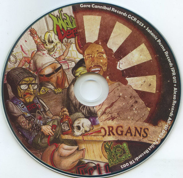 Ripping Organs / Malignant Defecation : Split (CD)