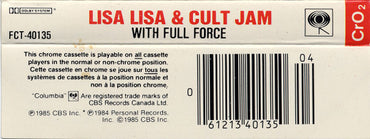 Lisa Lisa & Cult Jam With Full Force : Lisa Lisa & Cult Jam With Full Force (Cass, Album, CrO)
