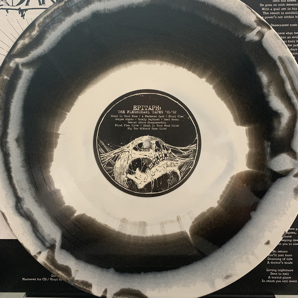 Epitaph (5) / Dark Abbey : The Fleshcrawl Tapes '91-'92 / Blasphemy (Demo '90) (LP, Comp, Ltd, Bla)