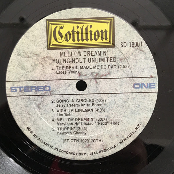 Young-Holt Unlimited* : Mellow Dreamin' (LP, Album, CTH)