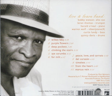 Bobby Watson (2) : From The Heart (CD, Album)