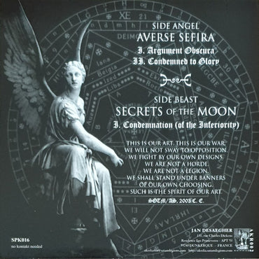 Averse Sefira / Secrets Of The Moon : Bestien In Engelsgestalt (7", Ltd)