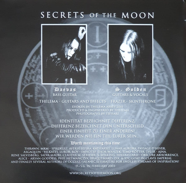 Averse Sefira / Secrets Of The Moon : Bestien In Engelsgestalt (7", Ltd)