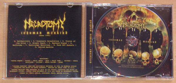 Necrotomy (10) : Inhuman Mankind (CD, Album, RE)