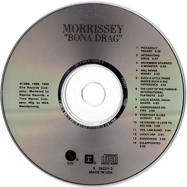 Morrissey - Bona Drag (CD, Comp, RE) (VG)