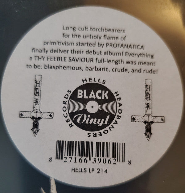 Thy Feeble Saviour : And Darkness Fell (LP, Album, Ltd)