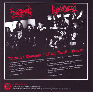 Deathevokation / Graveyard (4) : Deathevokation / Graveyard (7", Ltd, Red)