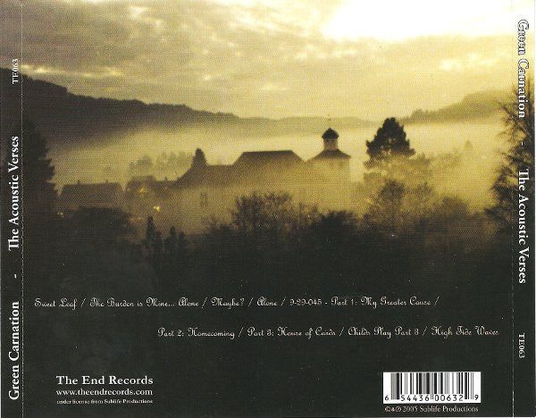 Green Carnation : The Acoustic Verses (CD, Album)