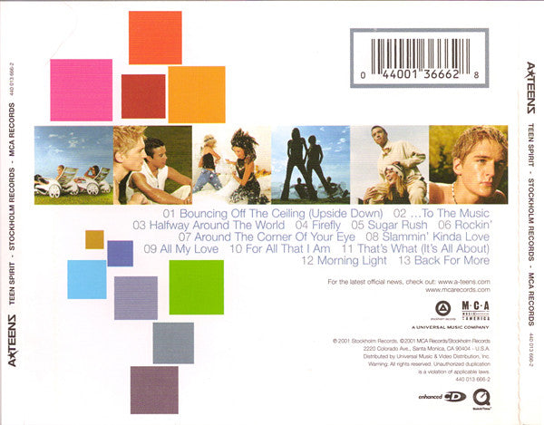A*Teens : Teen Spirit (CD, Album, Enh)