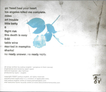 Joshua English : Trouble None (CD, Album)