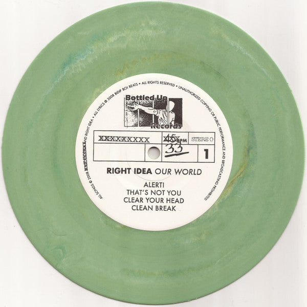 Right Idea : Our World (7", RE, Gre)