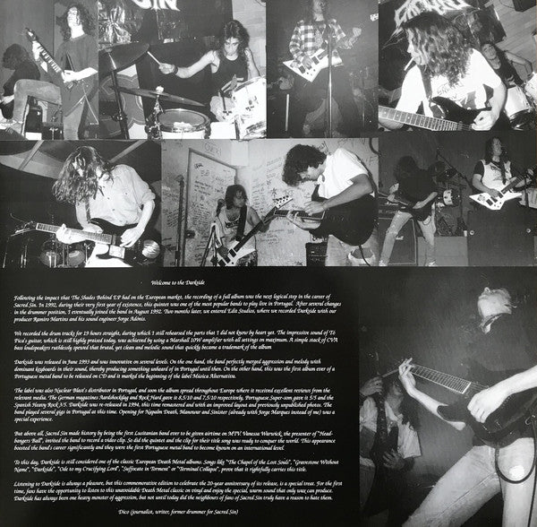Sacred Sin : Darkside (LP, Album, Ltd, RM, Smo)