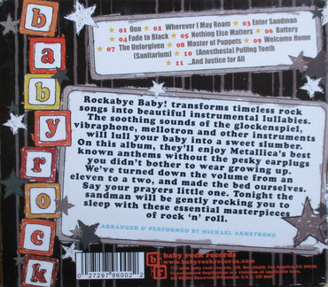 Michael Armstrong : Rockabye Baby! Lullaby Renditions Of Metallica (CD, Album)