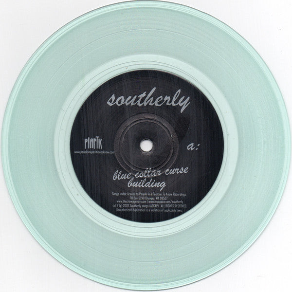 Southerly & Protest Hill : Split EP (7", EP, Cle)